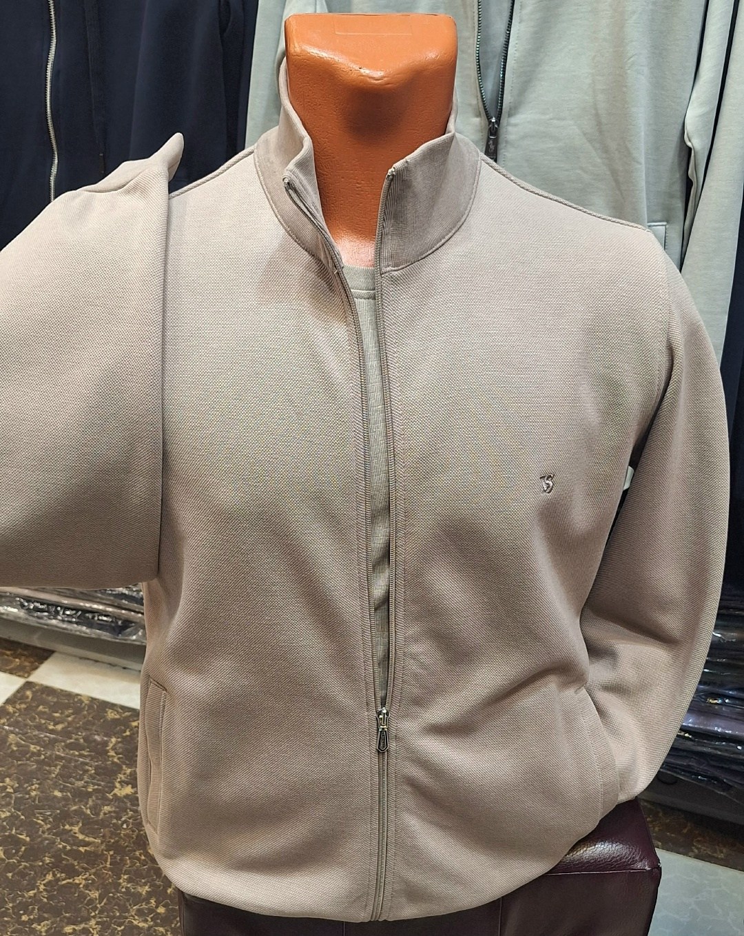 кардиган для мужчин,куртка бомбер,кардиган мужской,мужской 100% кашемировый свитер на молнии,толстовка бежевая