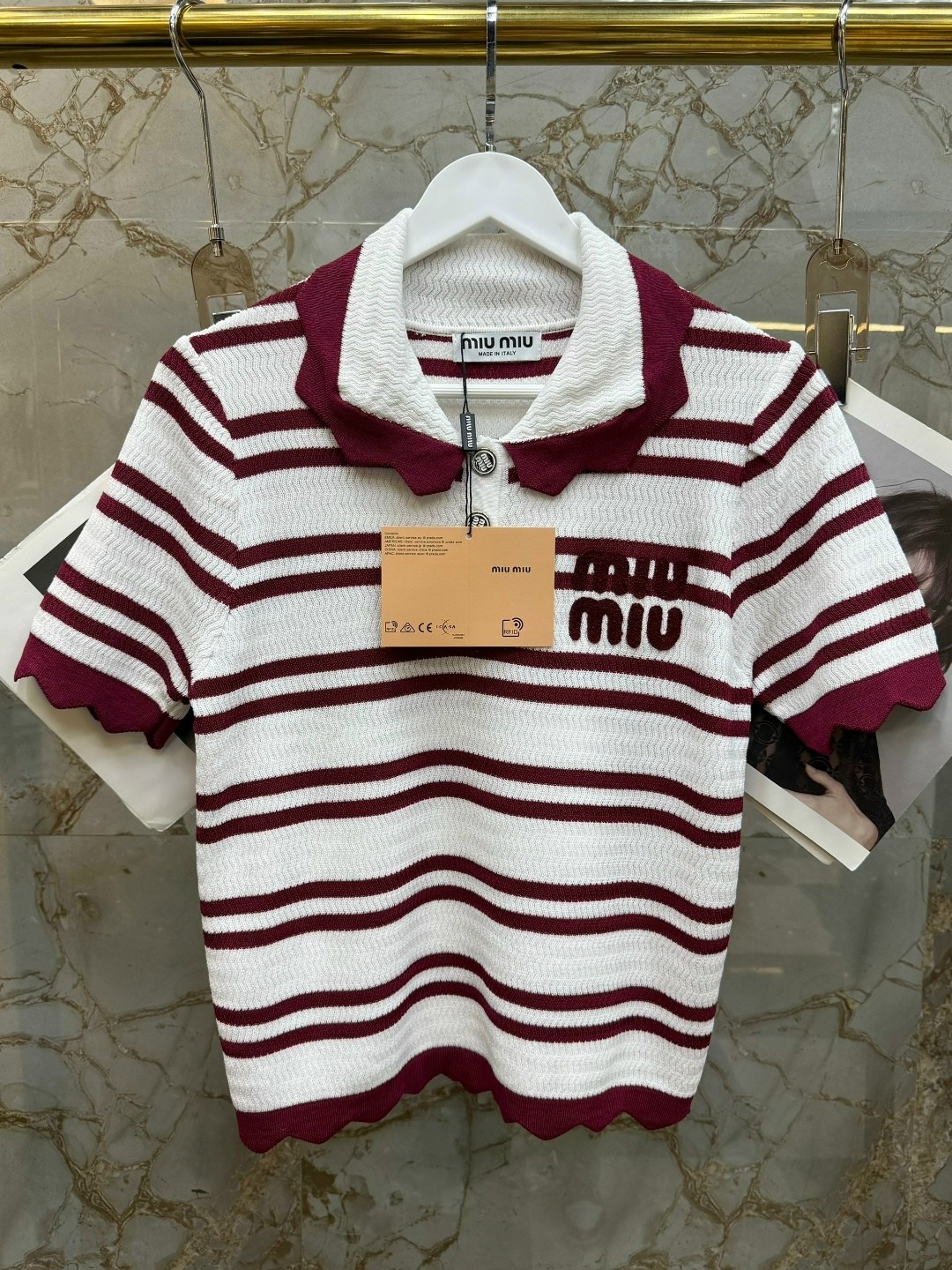 поло miu miu,кофта,брендовые вещи,брендовые одежды