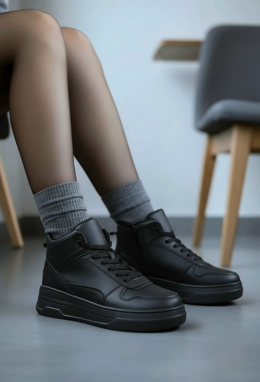 ,кроссовки черные,кроссовки женскиe,кроссовки женские зимние,высокие кроссовки женские