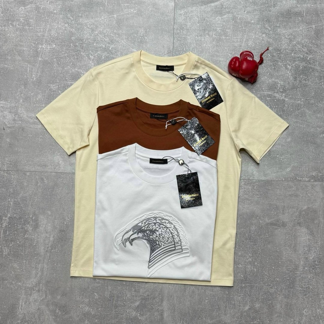 мужская футболка,футболки мужские белые,хлопковая футболка stefano ricci,футболки для мужчин,футболка