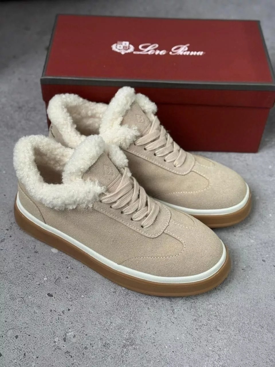 бежевые кроссовки,кроссовки на платформе теплые чебурашка the brosh shoes,кроссовки мех,,женские зимние кроссовки