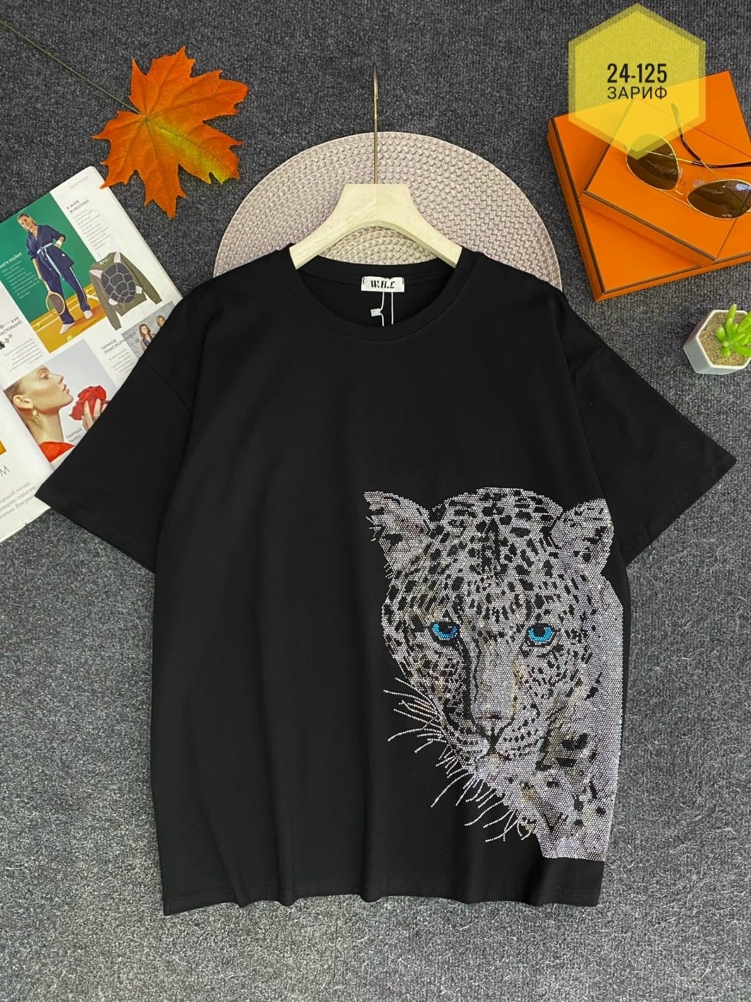 футболка оверсайз со стразами с принтом,футболка оверсайз со стразам,футболка базовая со стразами оверсайз,футболки женская,футболка со стразами с принтом оверсайз vv-fashion