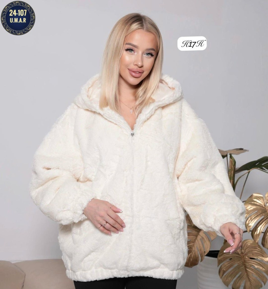 шуба женская (one size) 42-48 арт. 1541016,шуба из искусственного меха,куртка женская,толстовка женская,шуба женская (one size) 48-54 арт. 1559253