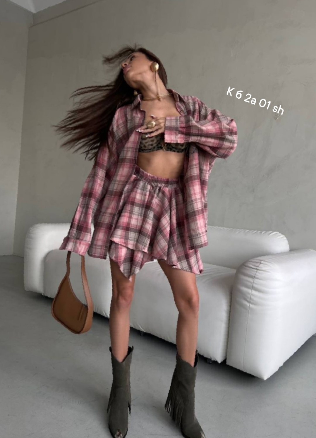костюм с юбкой и рубашкой,костюм юбка с рубашкой в клетку,костюм юбка с рубашкой в клетку baki clo 252953107,костюм двойка с юбкой и рубашкой повседневный,костюм в клетку рубашка оверсайз и юбка
