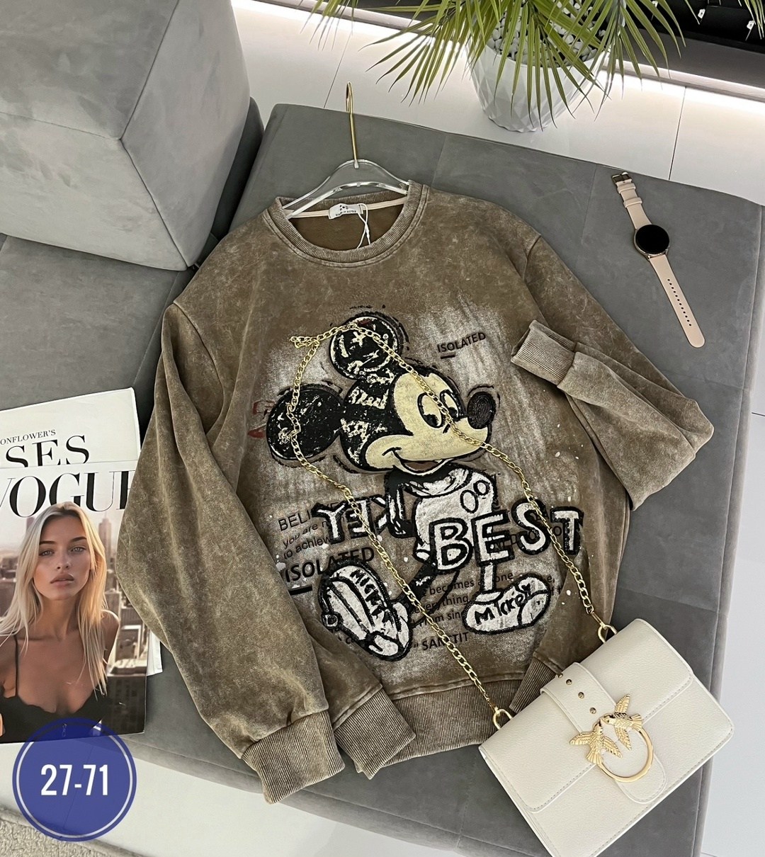 свитшот женский,кофты молодежные,женская кофта,свитшот розовый,свитшот оверсайз с принтом "микки маус"