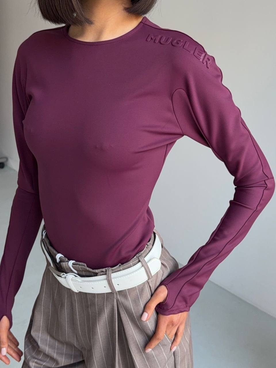 женская кофта,лонгслив,лонгслив женский,лонгслив облегающий с драпировкой lucasta style,лонгслив облегающий