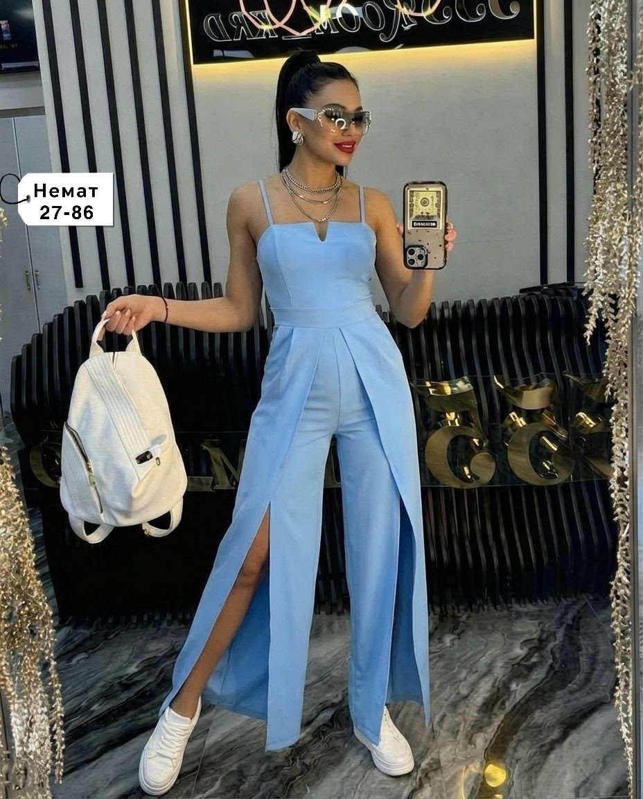 элегантные комбинезоны,комбинезон вечерний праздничный брючный на выпускной laouare 90501061,комбинезон женский,вечерние комбинезоны,брючный комбинезон