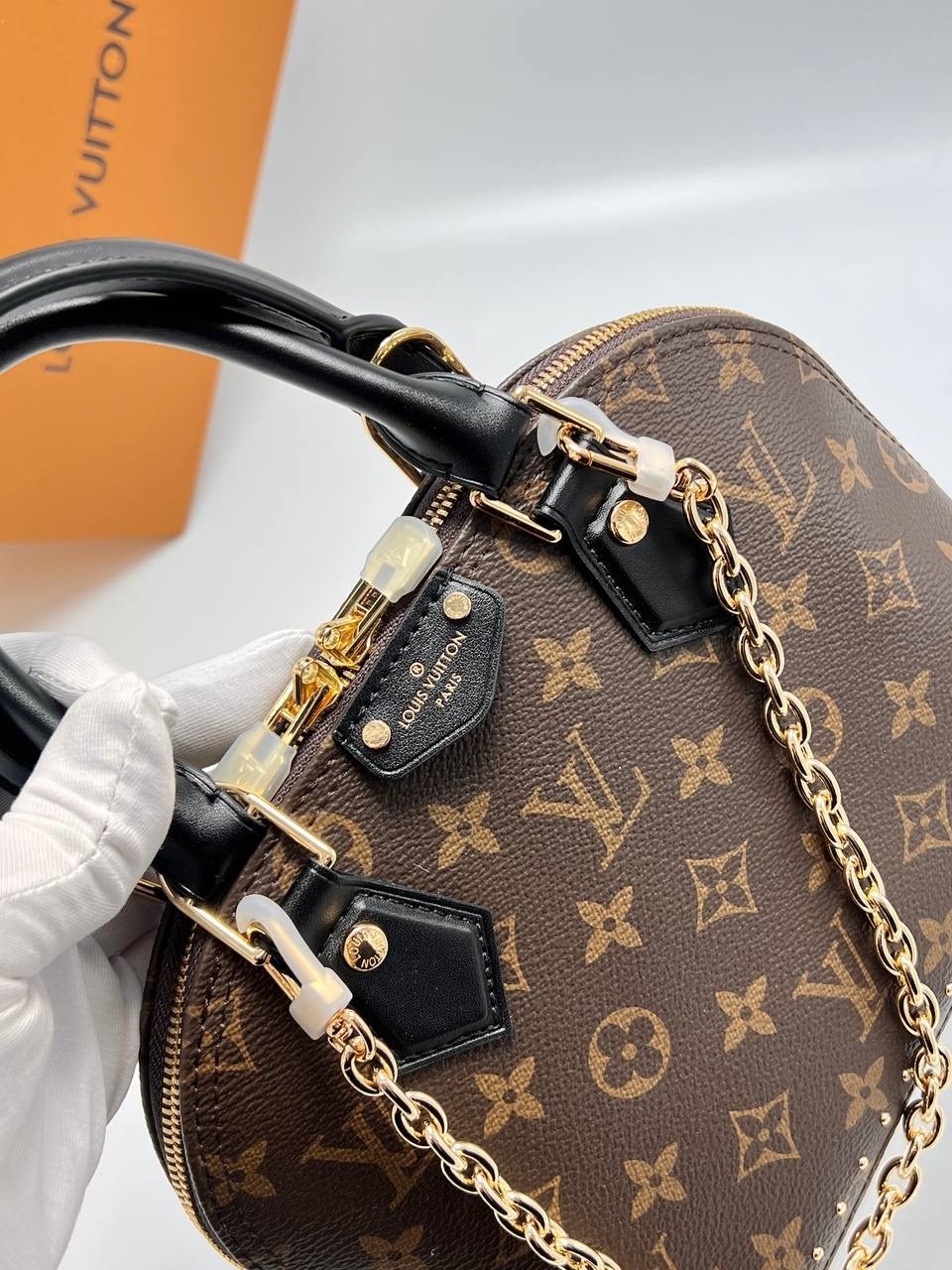 сумка louis vuitton,сумка louis vuitton женская,луи виттон сумка,женская сумка louis vuitton alma bb коричневая,сумка купол