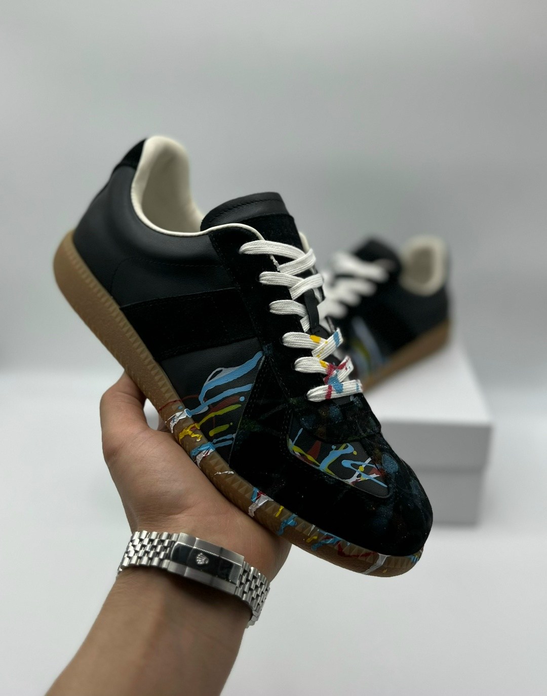 maison margiela replica кроссовки,maison margiela кроссовки,кроссовки maison margiela paint replica черный мультиколор,maison margiela replica кеды,мейсон марджела replica кроссовки