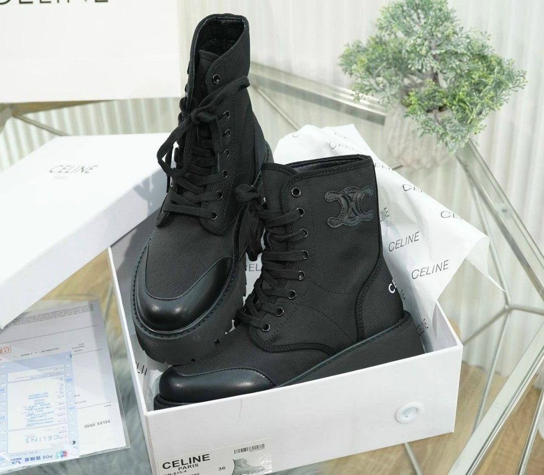 ботинки celine,ботинки женские celine,ботинки celine женские на шнуровке,сапоги celine,