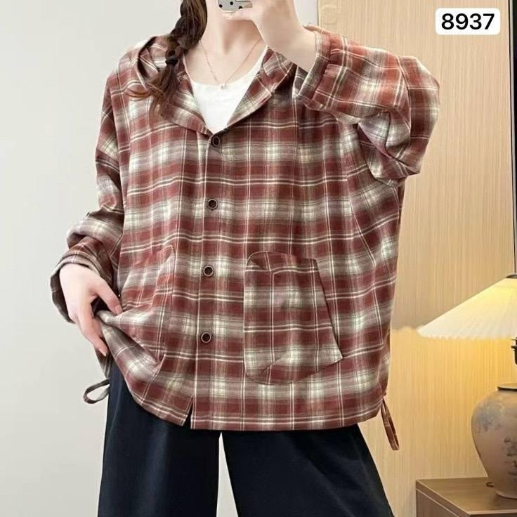 кореан стайл клетчатая рубашка,рубашка в клетку женская оверсайз,женская клетчатая рубашка,женская рубашка в клетку,женская рубашка