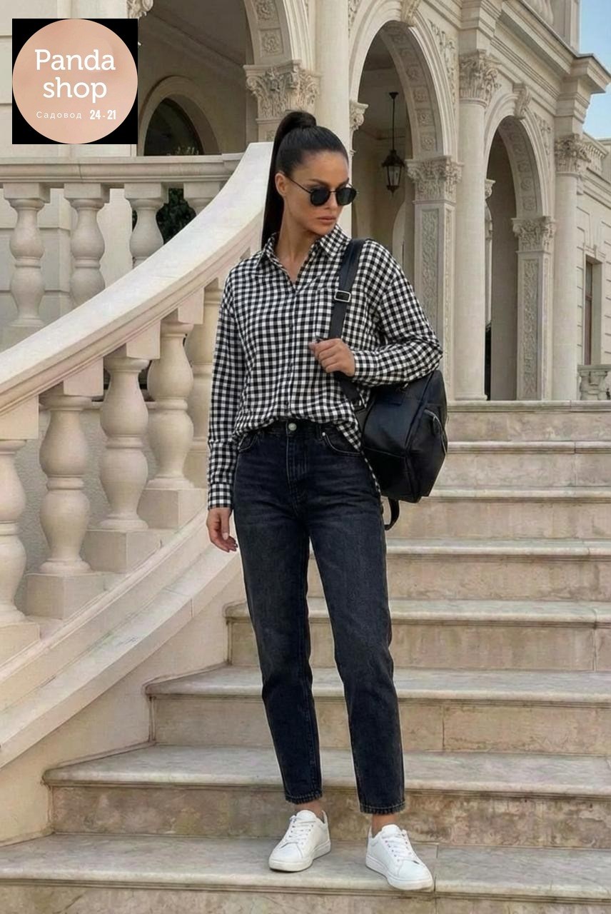 женские джинсы,рубашка в клетку женская,классические джинсы,блузка стильная,женская рубашка