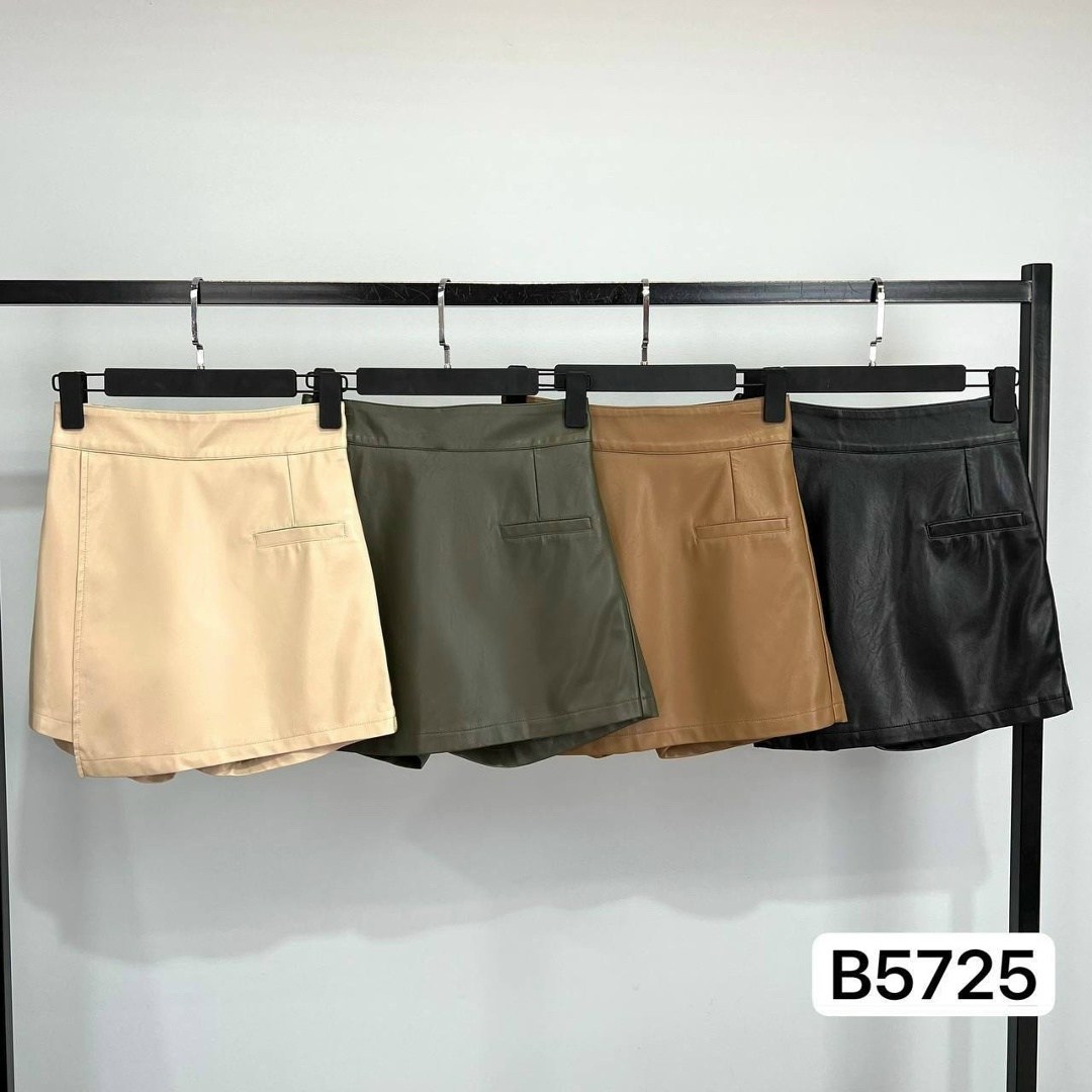 шорты юбка кожаные с запахом xela fashion,юбка шорты кожаные,юбка шорты из экокожи,юбка шорты кожаная короткая мини на запах,шорты юбка кожаные женские