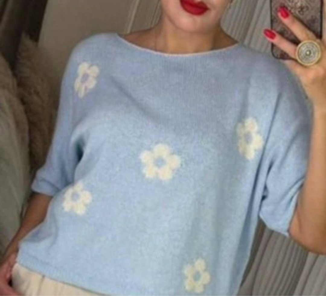 свитер с вышивкой,пуловер вязаный,свитер с цветочной вышивкой,вязаные свитера,свитер