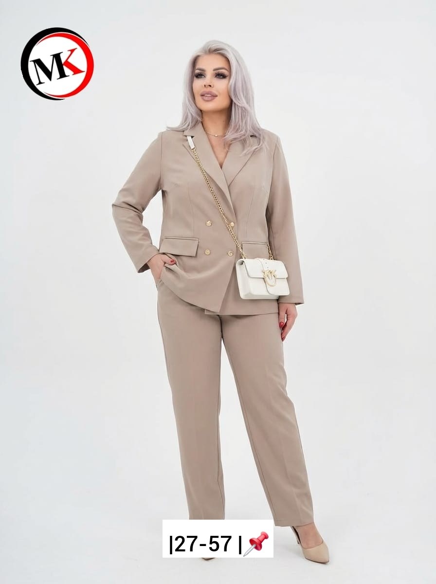 женский классический брючный костюм двойка,брючный костюм,женский костюм больших размеров,женский брючный костюм большие размеры,костюм женский