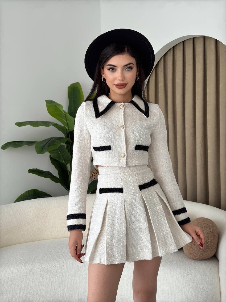 модные костюмы,костюм с юбкой,жакет и юбка,костюм женский с юбкой,твидовый костюм с юбкой