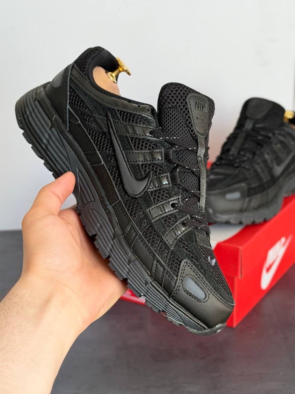 кроссовки nike p-6000,демисезонные кроссовки найк p-6000 gore-tex,кроссовки nike p-6000 premium triple black,nike p-6000 premium triple black,кроссовки nike