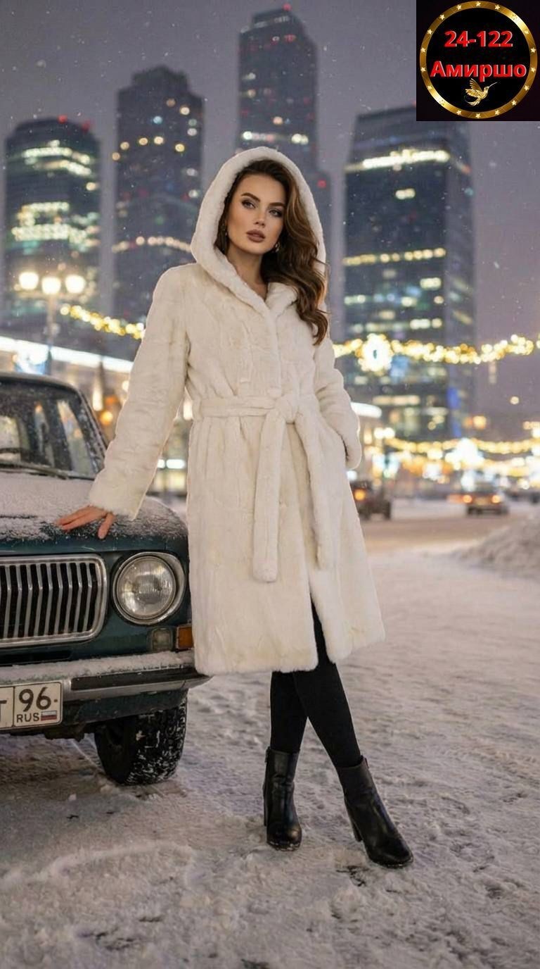 искусственная шуба под норку,шуба женская brascof 134698174,длинная норковая шуба с капюшоном,норковая шуба,женская шуба