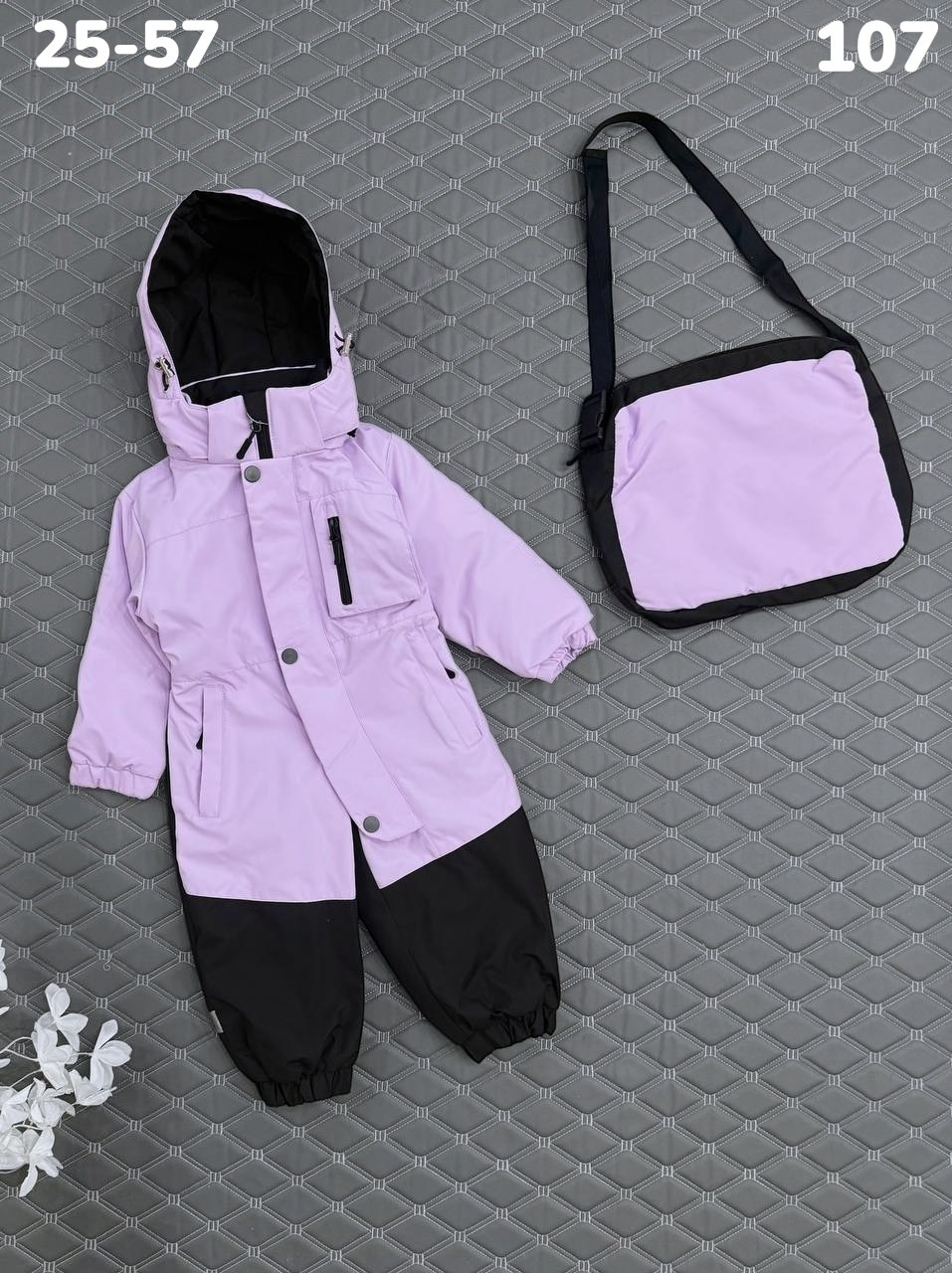 комбинезон детский minidino b-kom-006 фиолетовый,демисезонный детский комбинезон,комбинезон демисезонные,комбинезон демисезонный мембранный,комбинезон утепленный sparv