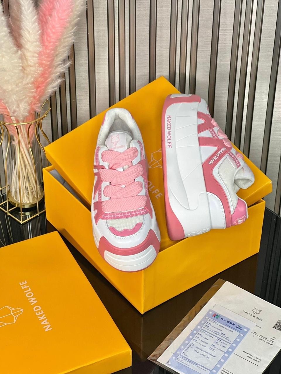 ,кроссовки женские naked wolfe,кроссовки женскиe,оранжевые кеды, женская