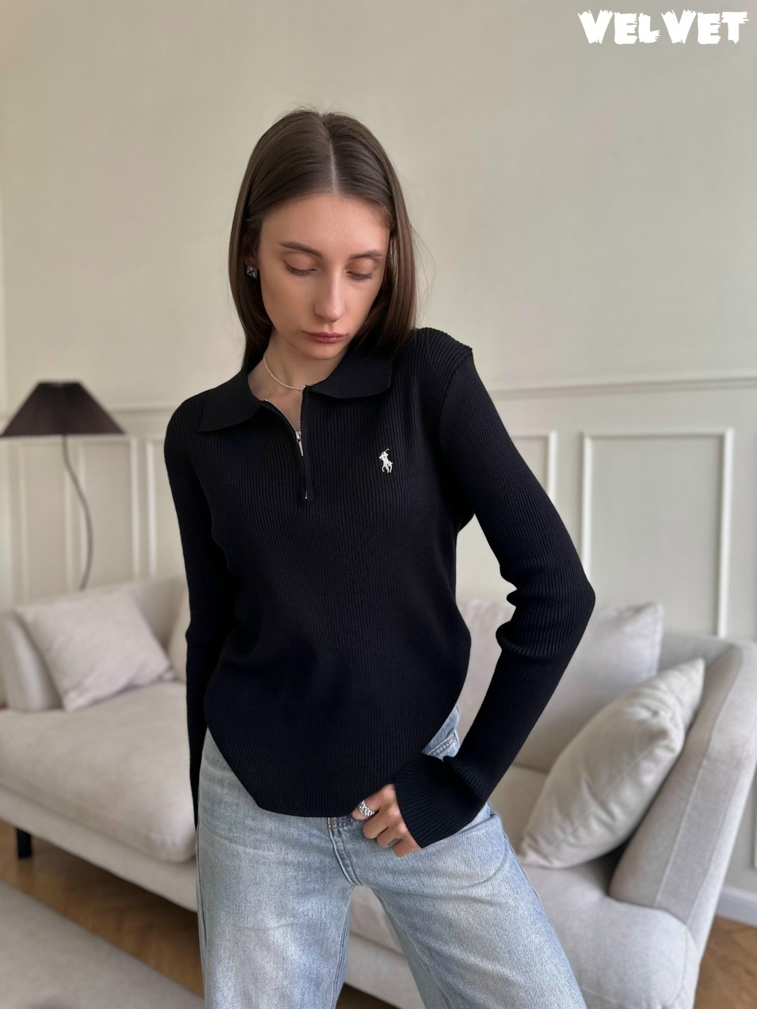 поло кофта,кофта,кофта на замке,джемпера женские,кофта лапша