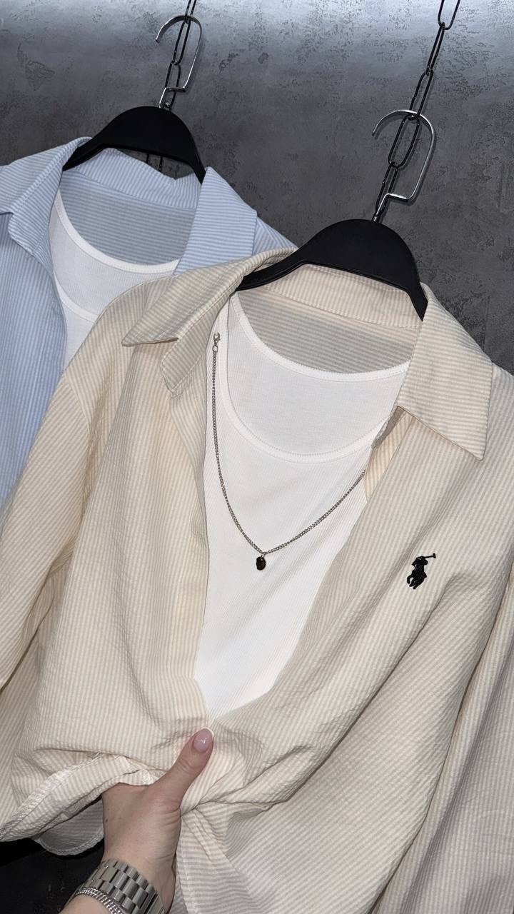 женская рубашка,стильная рубашка,рубашка в полоску,рубашка,рубашка polo ralph lauren