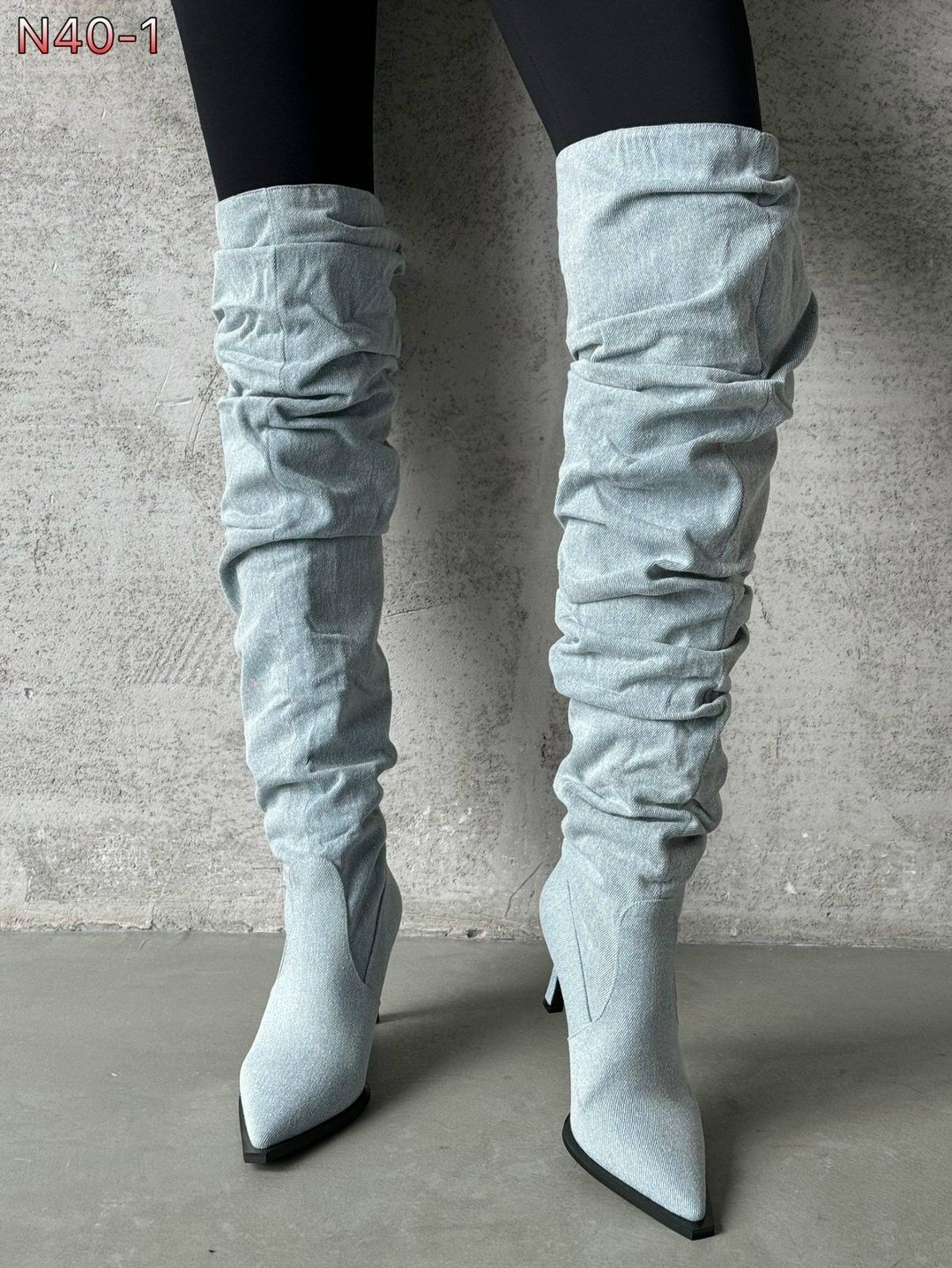джинсовые сапоги,модные женские зимние сапоги из денима,сапоги высокие,женские сапоги,ботфорты джинсовые