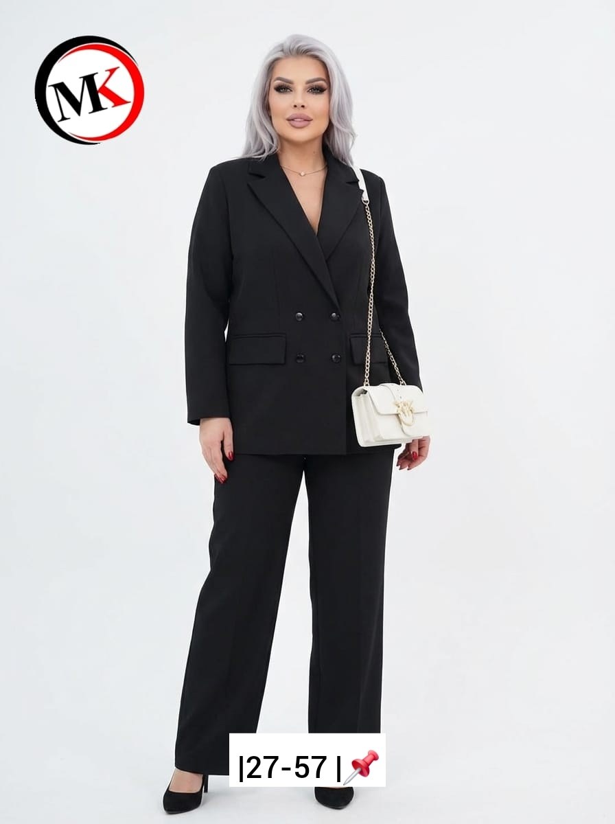 женский классический брючный костюм двойка,брючный костюм,женский костюм больших размеров,женский брючный костюм большие размеры,костюм женский