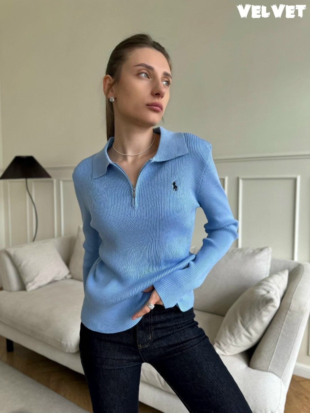 поло кофта,кофта,кофта на замке,джемпера женские,кофта лапша