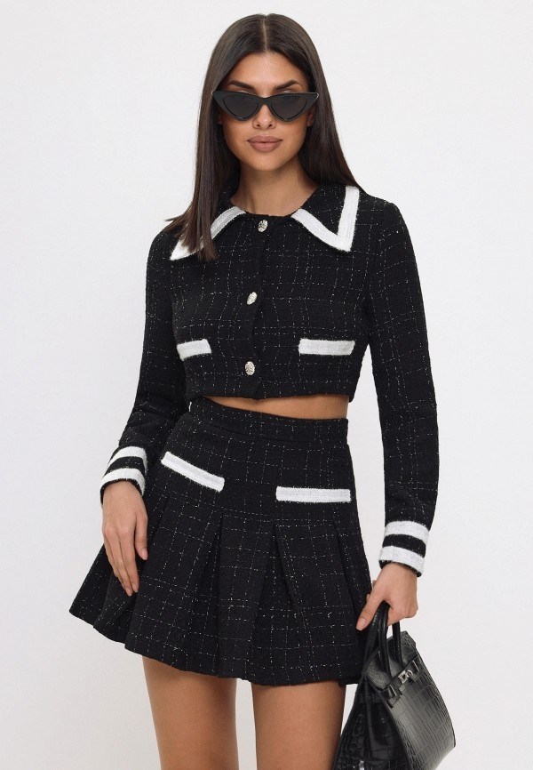 твидовый костюм,костюм твидовый пиджак и юбка verh 267921013,костюм с юбкой,элегантный твидовый костюм с юбкой мини в стиле шанель,костюм с юбкой женский