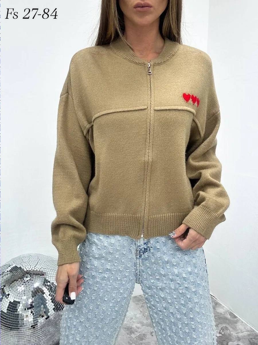 кардиган на молнии вязаный,женская кофта,кофта кардиган,свитера женские,кардиган на молнии