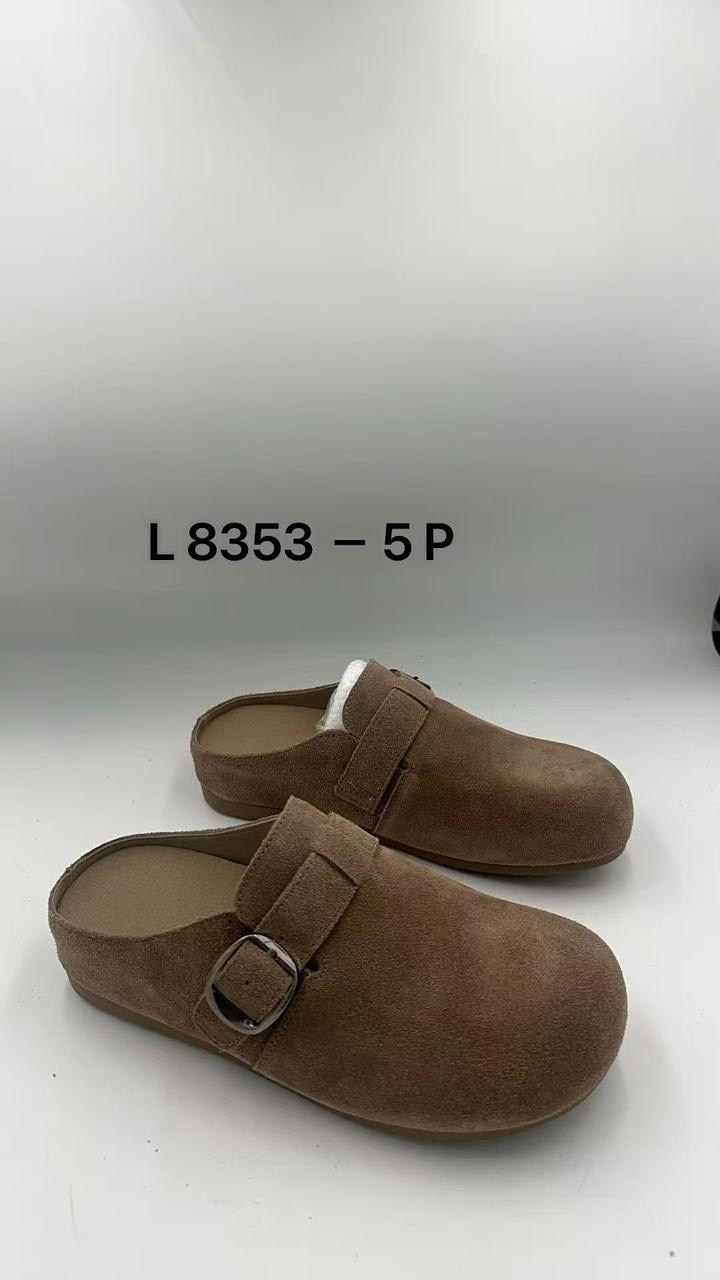 ,кожаные тапочки boken,ортопедическая ,женская ,сабо