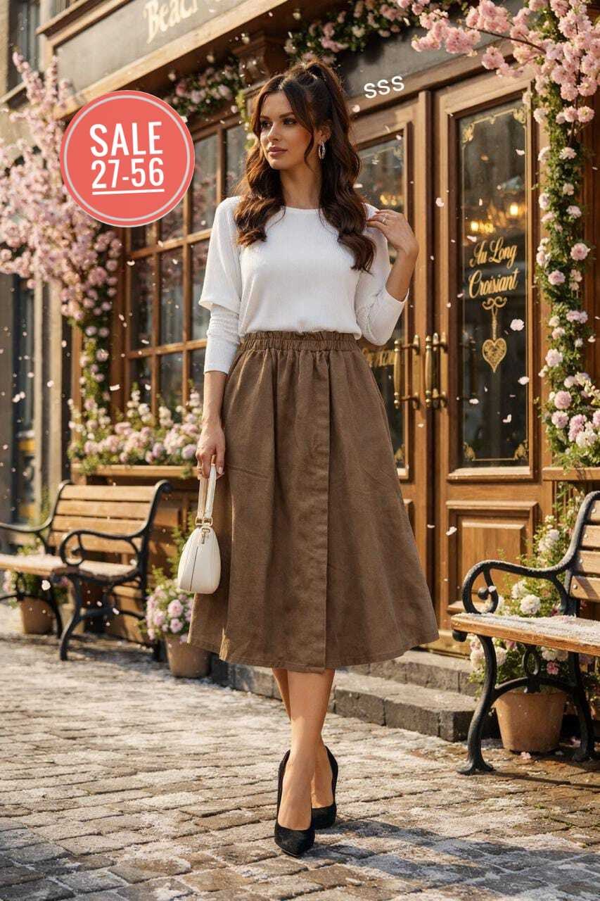 юбка миди коричневая замшевая,юбка teza 5621 беж замш бежевый размер 46-56,вельветовая юбка миди,юбка teza 5621 бежевая замша,вельветовая юбка