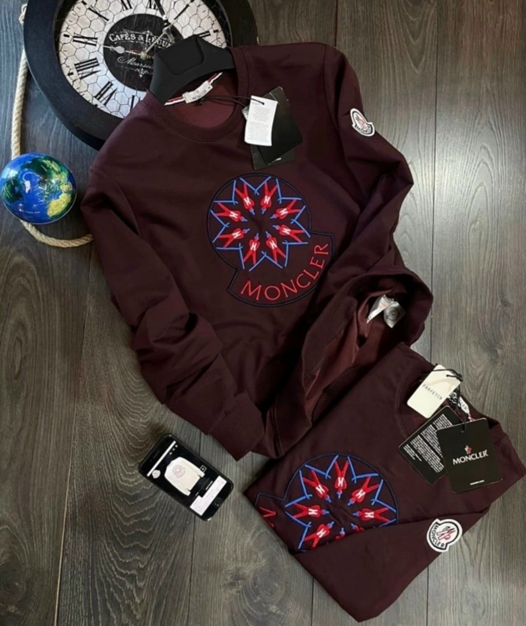 мужские свитшоты,бежевый свитшот,свитшот монклер,свитшот,свитшот moncler