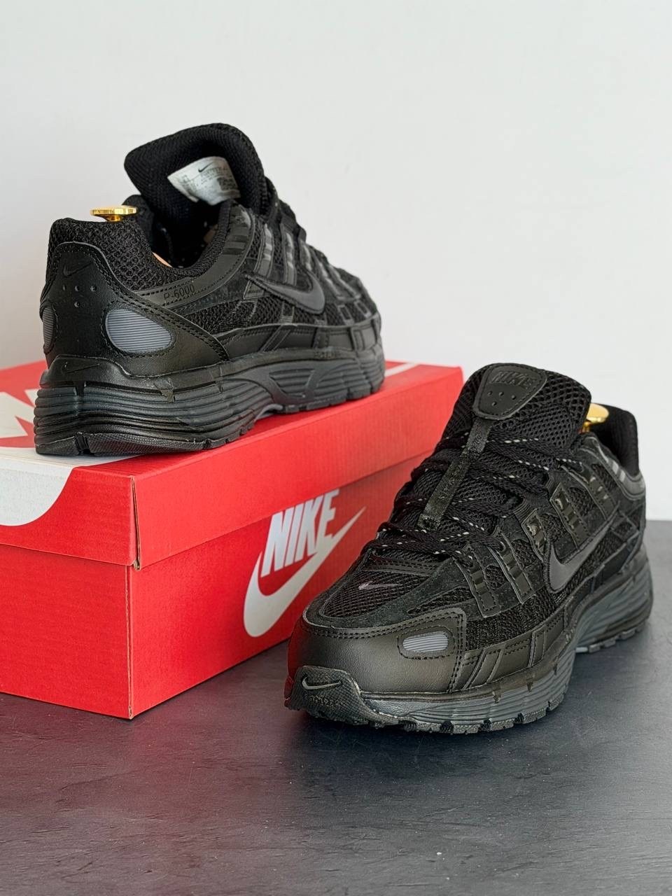 кроссовки nike p-6000,демисезонные кроссовки найк p-6000 gore-tex,кроссовки nike p-6000 premium triple black,nike p-6000 premium triple black,кроссовки nike