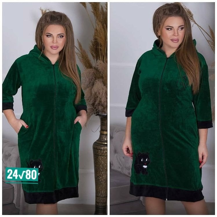 халат велюровый,женский велюровый халат,халат домашние,домашний халат,халат больших размеров для женщин