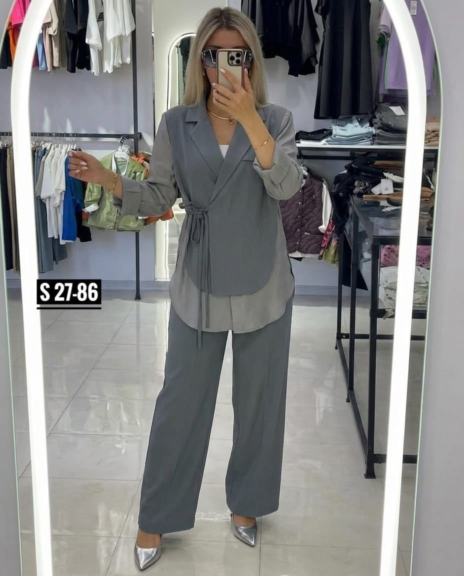 брючный костюм,костюм женский брючный,брючный комплект kaloris 2137,брючный костюм элегантный,брючные костюмы для женщин