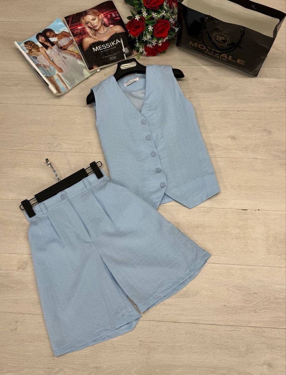 костюм двойка женская,повседневный костюм двойка,костюм белый,костюм женский,женский костюм с шортами и рубашкой