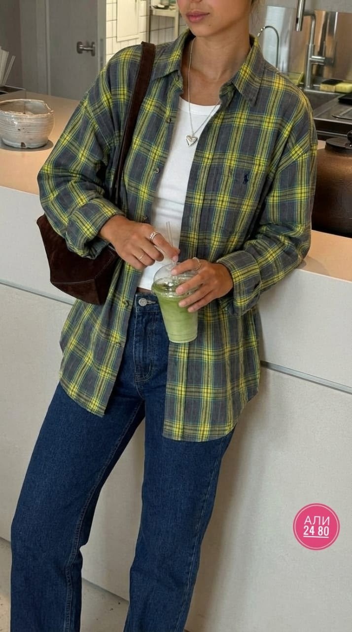 рубашка в клетку,женская рубашка в клетку,рубашка женская оверсайз в клетку,рубашка в клетку женская теплая оверсайз без кармана,рубашка в клетку оверсайз на кнопках