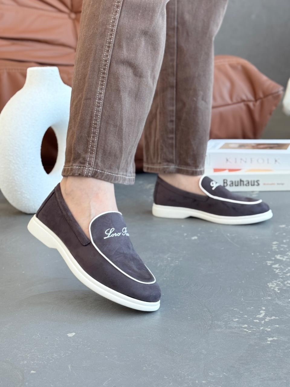 замшевые лоферы loro piana,лоферы из натуральной замши loro piana,лоферы из натуральной замши loro piana premium shoes,лоферы мужские loro piana,