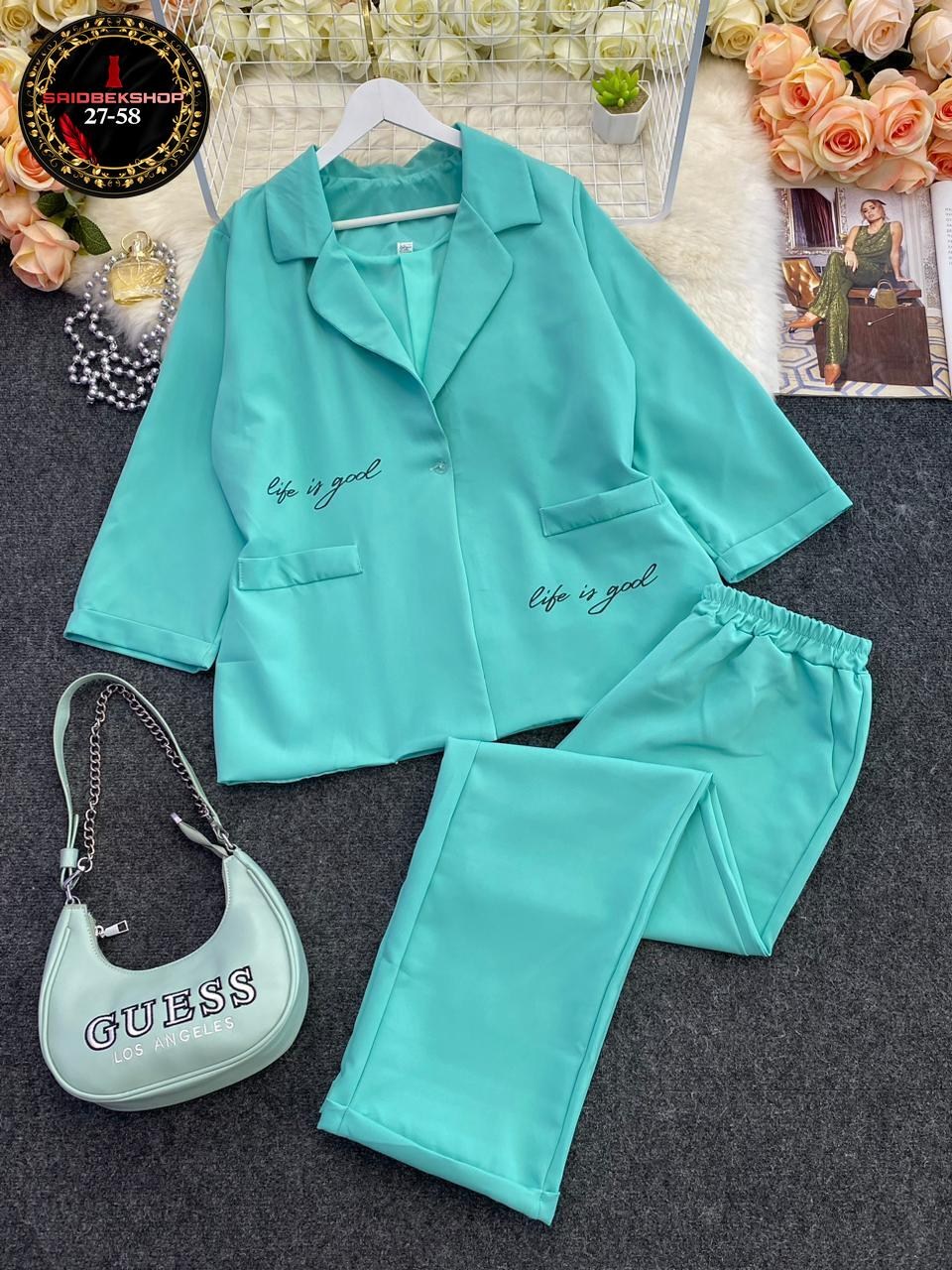 брючный костюм dilana vip 2056 мята_тиффани,бирюзовый костюм женский брючный,брючный костюм andina 913 мята,костюм dilanavip 2056 тиффани,костюм dilana vip арт. 2056 мята (тиффани)