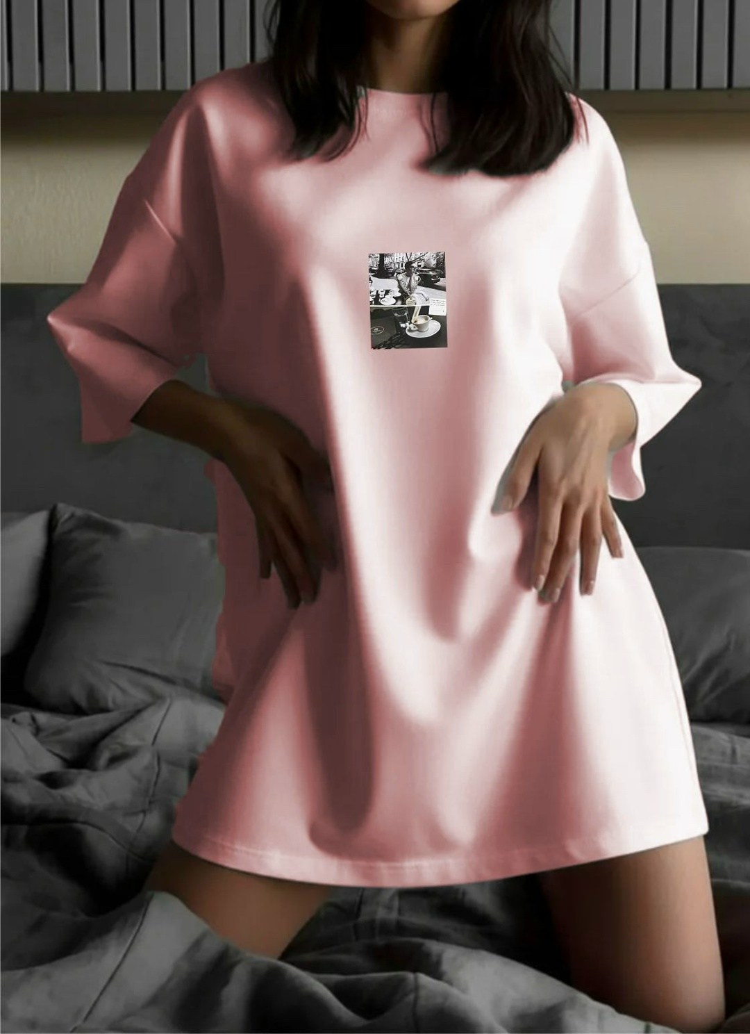 футболки женская оверсайз,футболки оверсайз с принтами,туника женская,женское платье футболка,футболка оверсайз домашняя