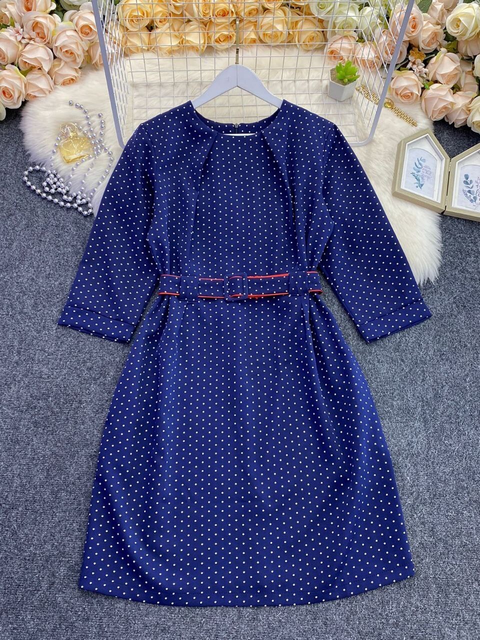 платье женские,платье,бежевое платье в горошек,нарядное платье,модное платье