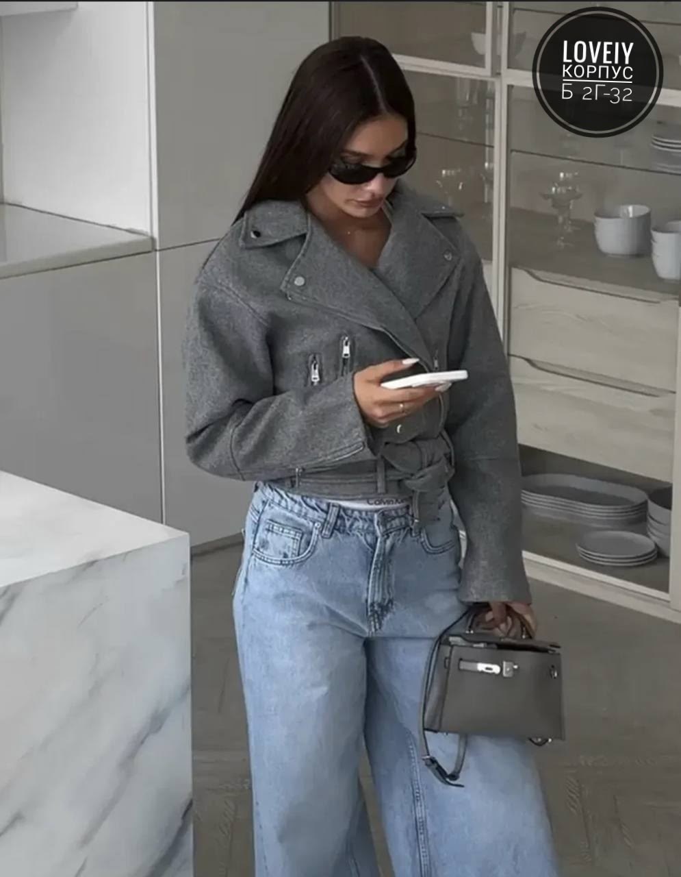 косуха женская,куртка женская,куртка косуха из пальтовой ткани женская,куртка косуха женская,куртка женская серая