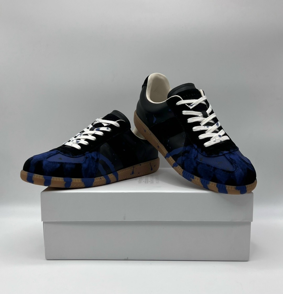 кроссовки valentino,,кроссовки maison margiela replica low paint splatter-black pewter черный,классические кроссовки,кроссовка мужской