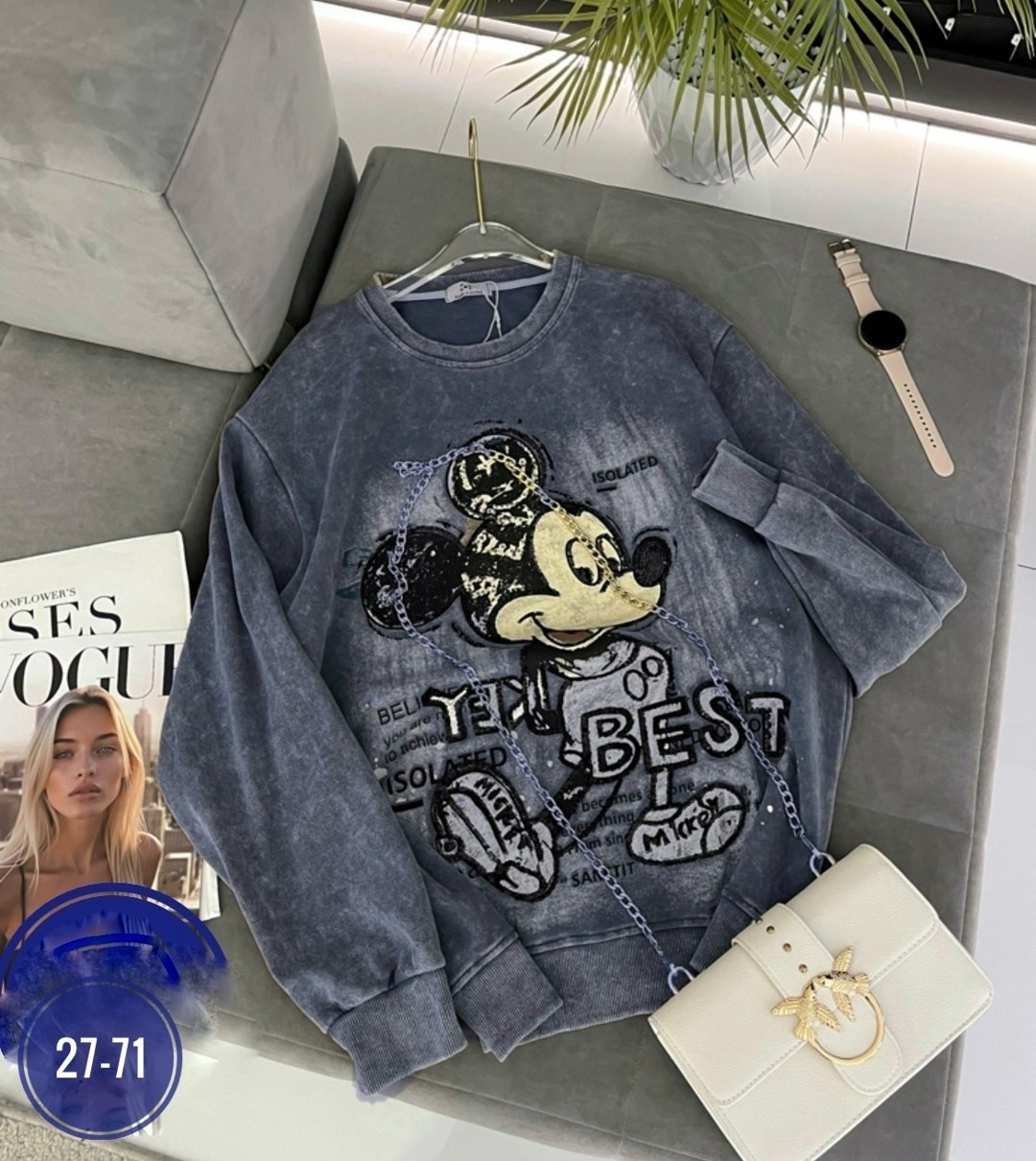 свитшот женский,кофты молодежные,женская кофта,свитшот розовый,свитшот оверсайз с принтом "микки маус"