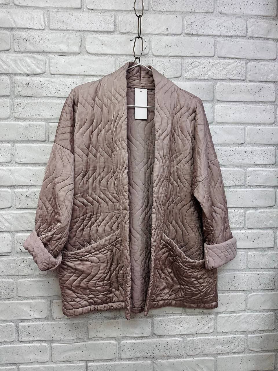 стеганая куртка,куртка теплая,стеганая льняная женская куртка,женская куртка,стеганая льняная куртка