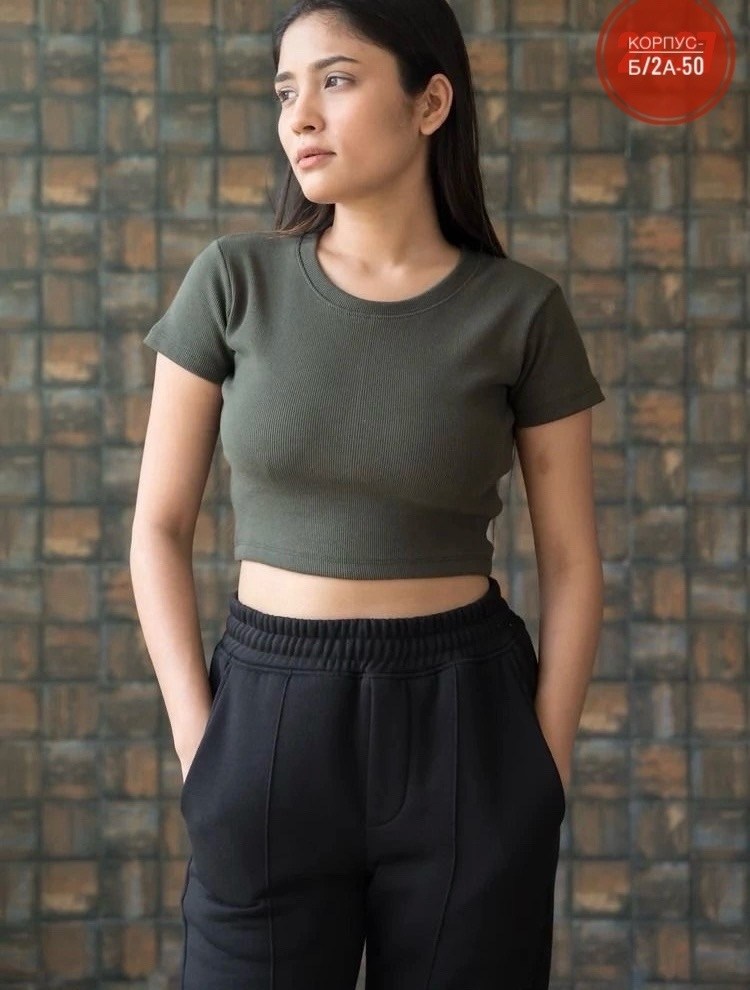 женский укороченный топ в рубчик happyfox,женский укороченный топ в рубчик,женский топ в рубчик из хлопка,топ женский укороченный,женский укороченный топ в рубчик happy fox