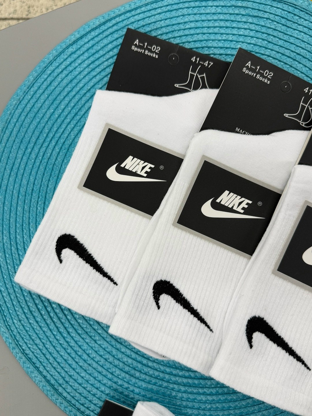 носки найк,комплект носков nike,носки nike,высокие белые носки nike,носки мужские nike