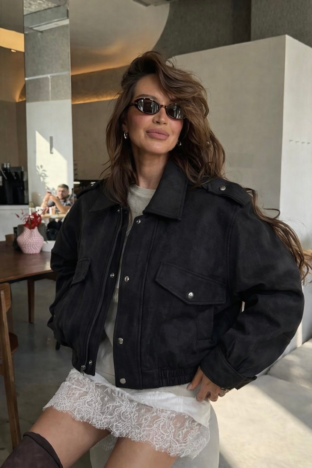 кожаная куртка,куртка бомбер,модная женская куртка,женская кожаная куртка,кожаная куртка бомбер